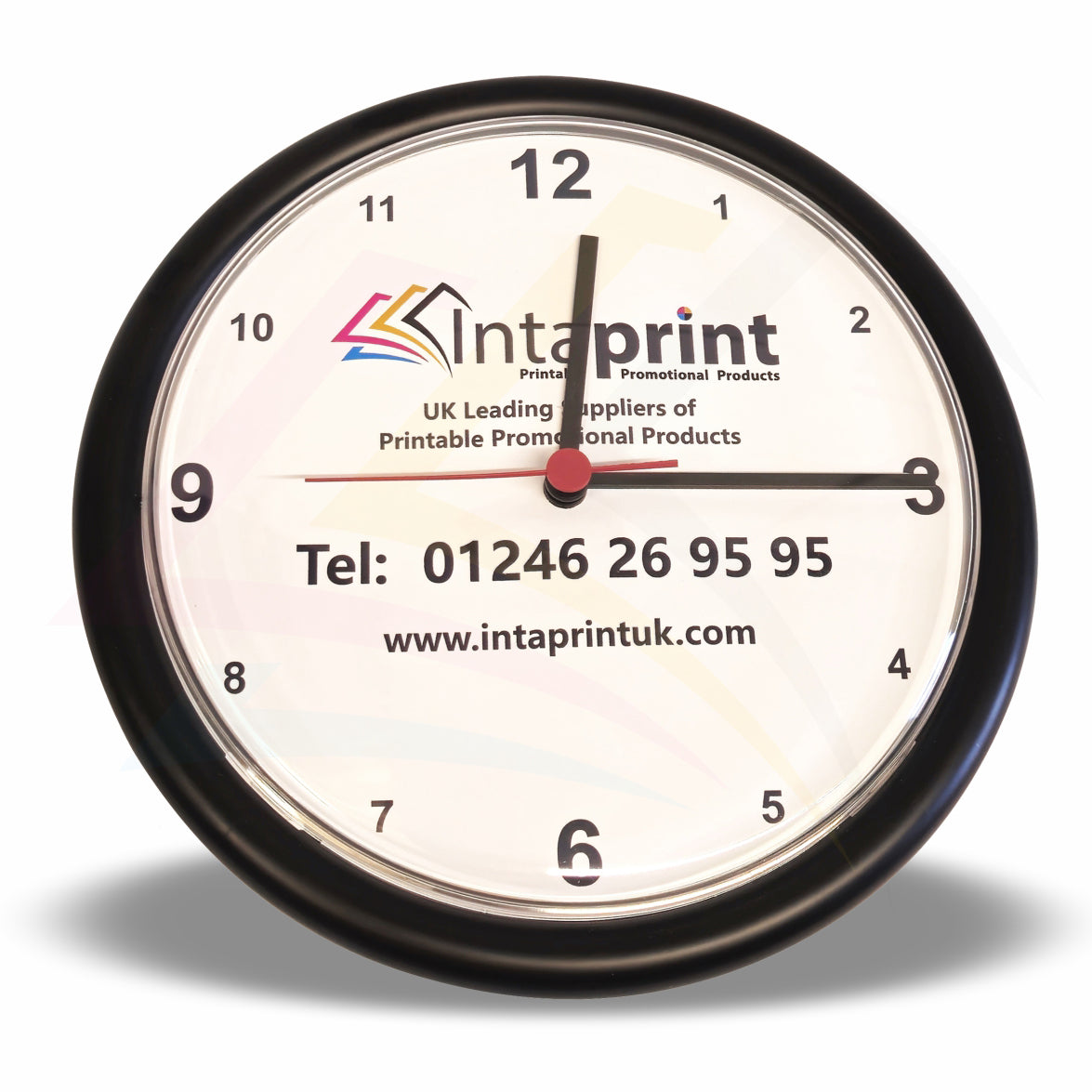 AC02 Acrylic Wall Clock Round 190mm Photo Insert Blank & Printed