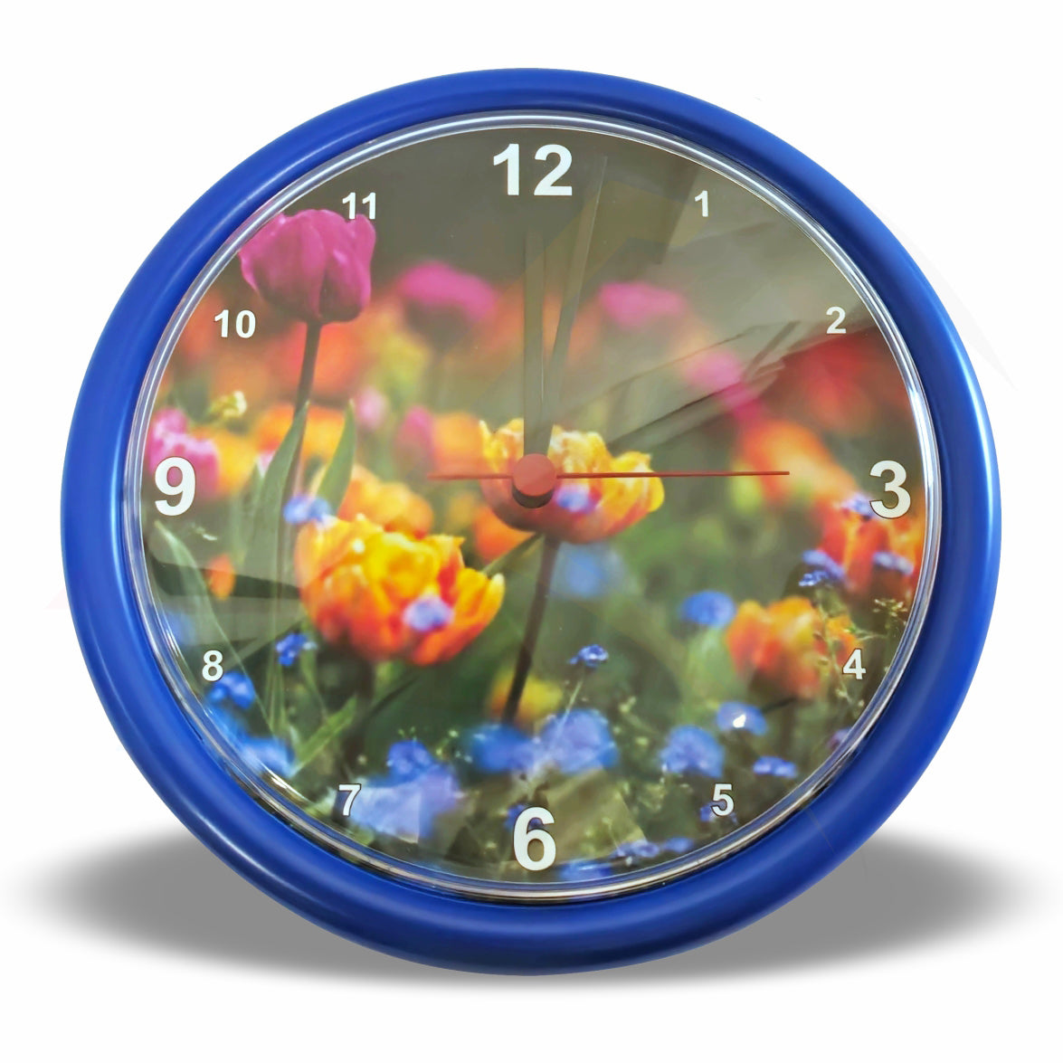 AC02 Acrylic Wall Clock Round 190mm Photo Insert Blank & Printed