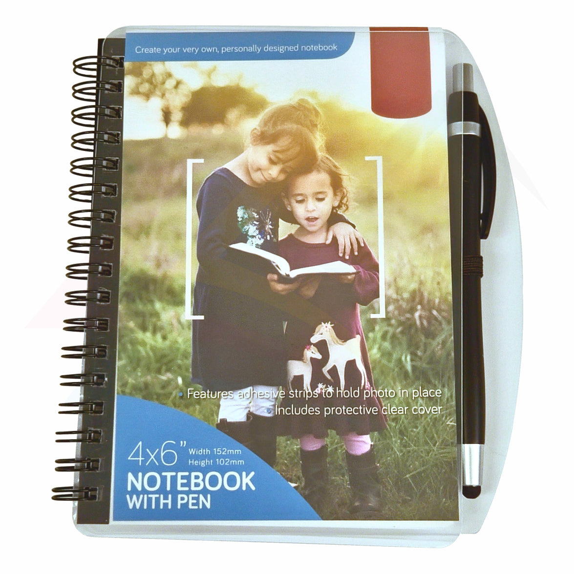 ANBP46 Notebook & Pen 152x102mm Photo Insert - Blank or Printed