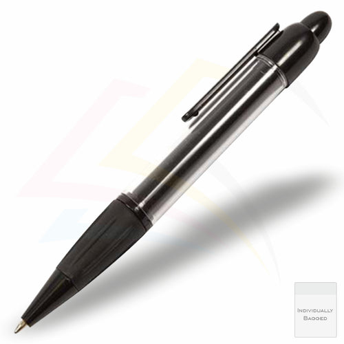 BPRO-5 Black or White 60x35mm Photo Insert Ball Point Pen - Blank or Printed - Pack of 5