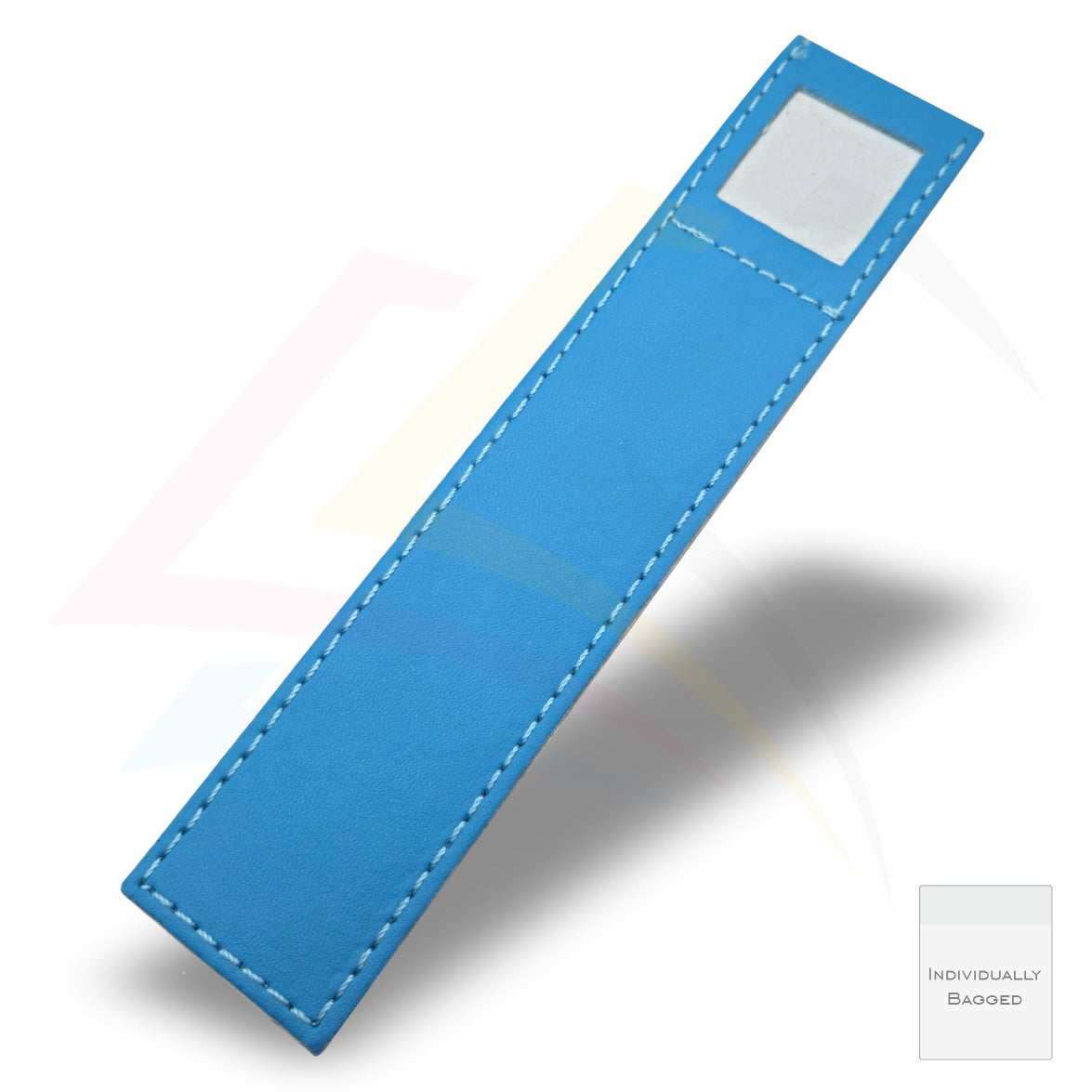 PBM1 Faux Leather Bookmark Square 25x25mm Photo Insert (Pack of 4) - Blank or Printed