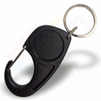 CR-MD Round 25mm Photo Insert Acrylic Carabiner Keyring - Blank or Printed - Pack of 100