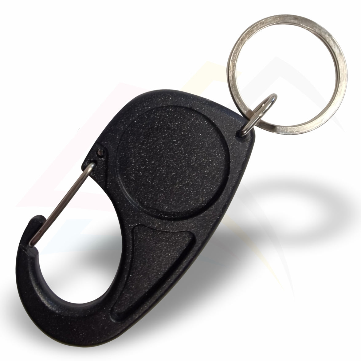 CR-MD Round 25mm Photo Insert Acrylic Carabiner Keyring - Blank or Printed - Pack of 100