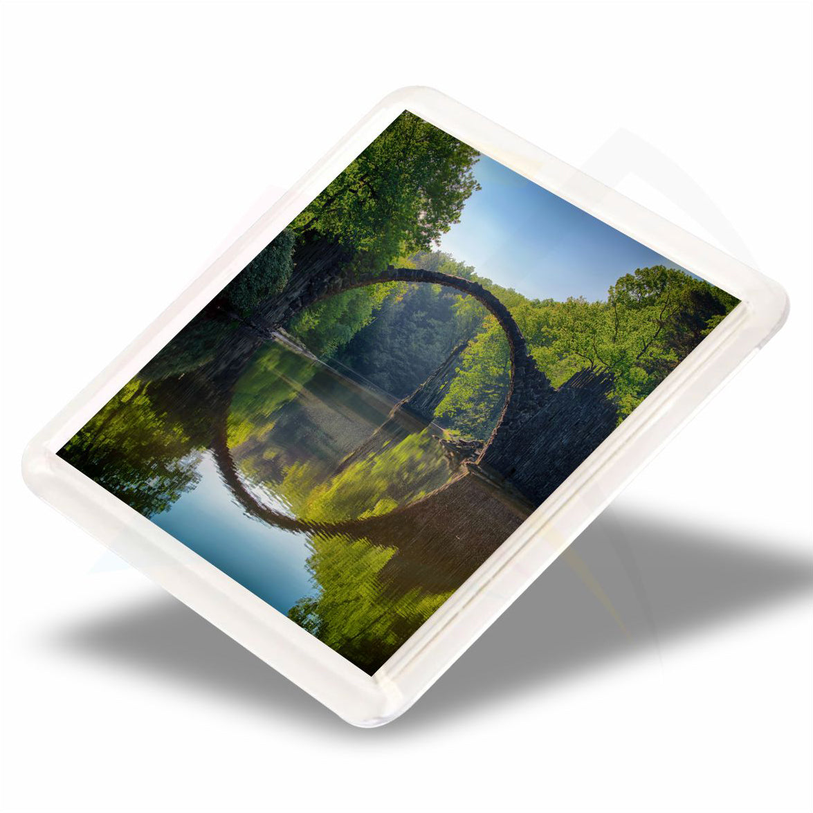 CS02 Square 80x80mm Photo Insert Acrylic Coaster - Blank or Printed - Pack of 200