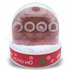 DSP01S-RD-6 Premium Acrylic Snow Dome with 3D Soft Touch Christmas Base 70x62mm Photo Insert - Blank or Printed - Pack of 6