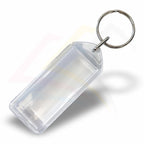 F1 (Stein) Rectangular 50x20mm Photo Insert Acrylic Keyring (Pack of 250) - Blank or Printed
