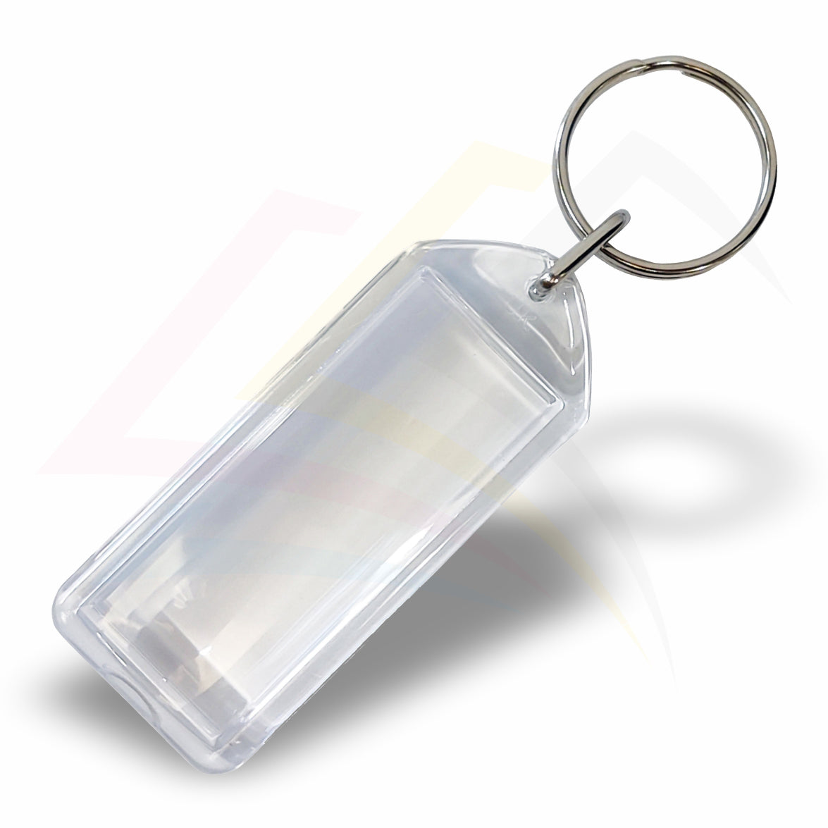 F1 (Stein) Rectangular 50x20mm Photo Insert Acrylic Keyring (Pack of 250) - Blank or Printed