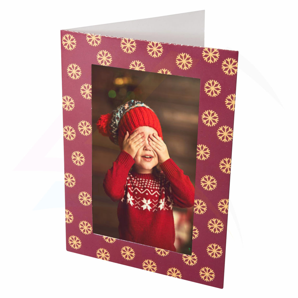 FC02-SG Seasonal Greetings Cards Assorted – 152x102mm 6x4" Photo Insert (Pack of 15) - Blank or Printed