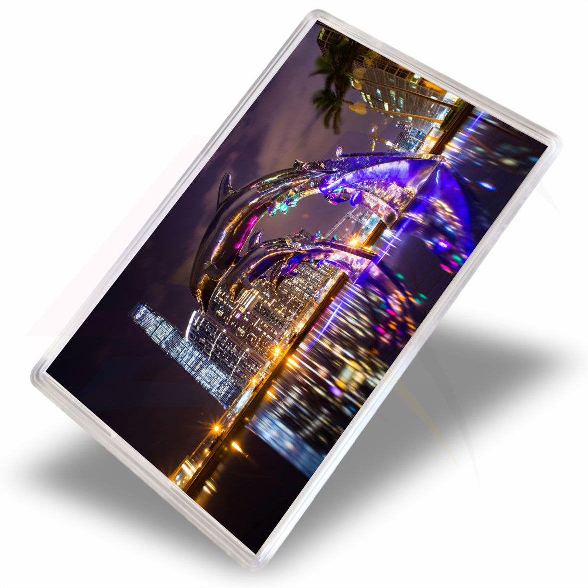 FJ02 Jumbo Acrylic Fridge Magnet Photo Frame Rectangular 90x60mm Photo Insert - Blank or Printed - Pack of 50