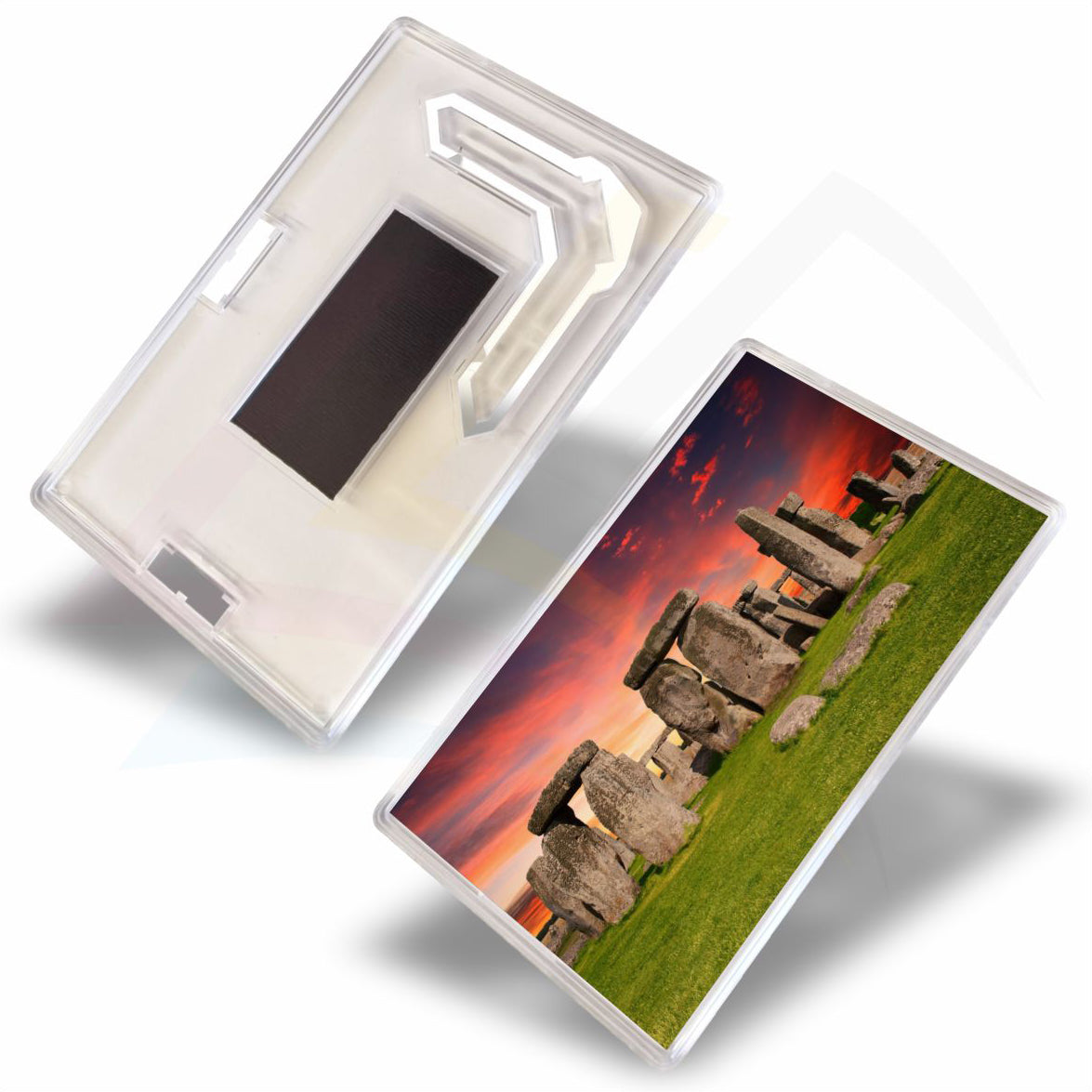 FJ02-10 Jumbo Acrylic Fridge Magnet Photo Frame Rectangular 90x60mm Photo Insert - Blank or Printed - Pack of 10