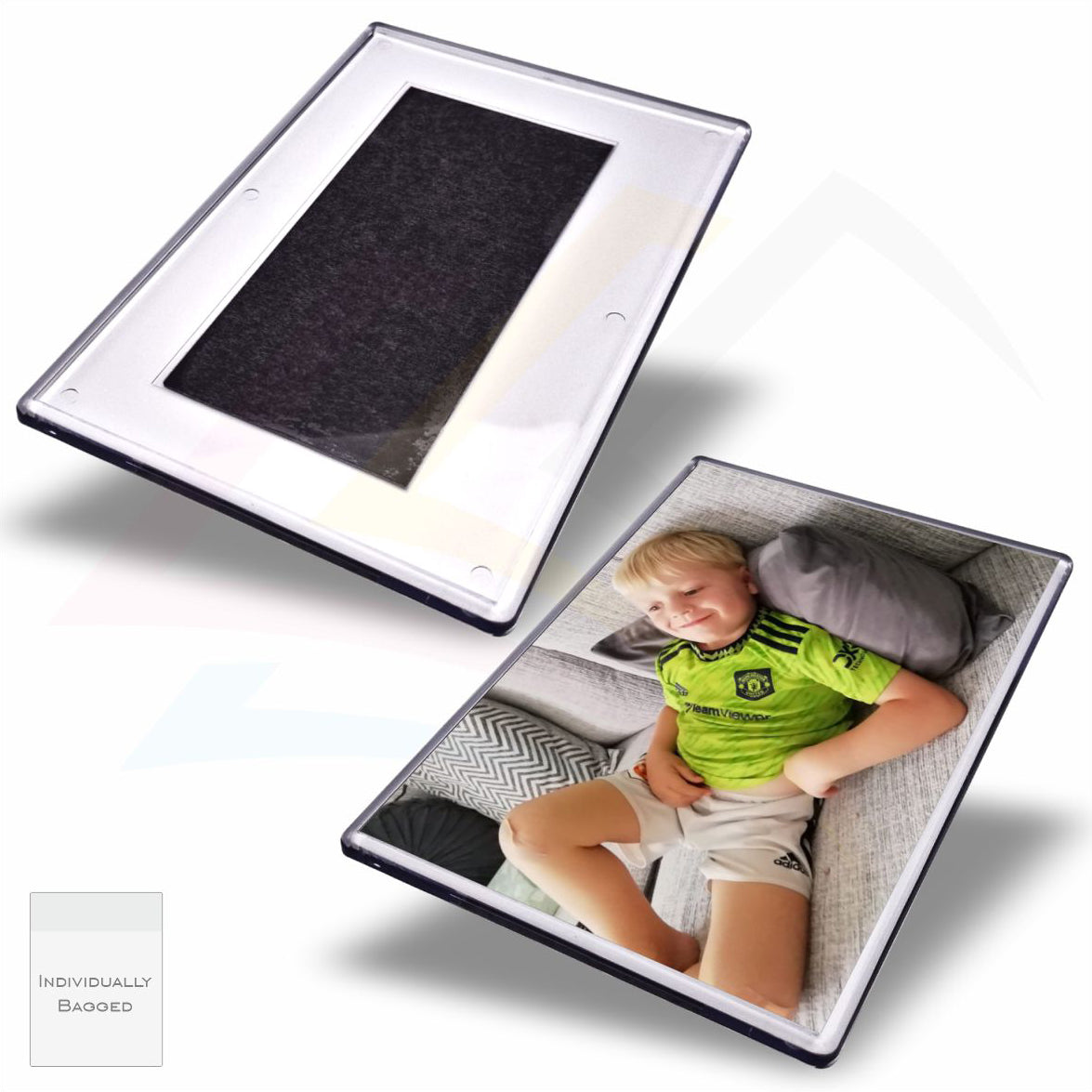 FM64-XL Extra Large Acrylic Fridge Magnet Rectangular 152x102mm Photo Insert - Blank or Printed - Pack of 50
