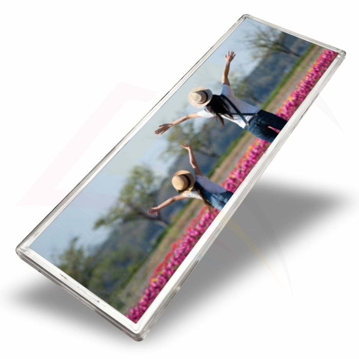 FQ26 Panoramic Acrylic Fridge Magnet Rectangular 152x51mm Photo Insert - Blank or Printed - Pack of 50