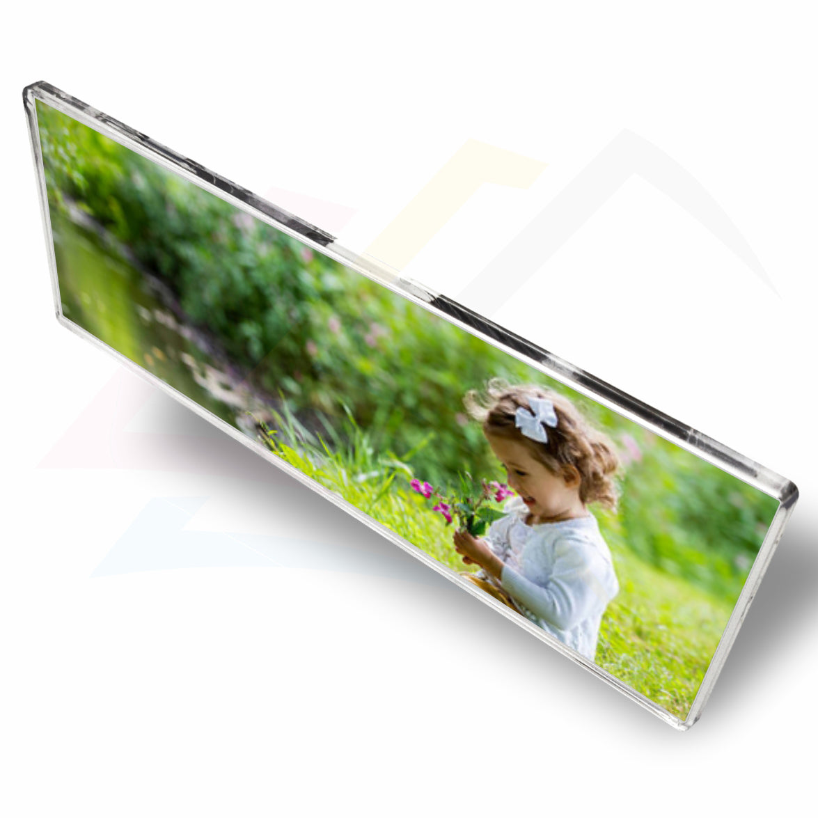 FQ26 Panoramic Acrylic Fridge Magnet Rectangular 152x51mm Photo Insert - Blank or Printed - Pack of 50