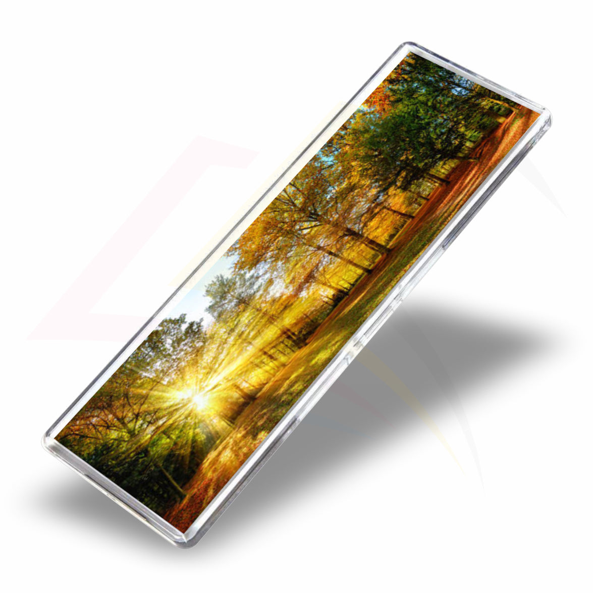 FW02 Panoramic Acrylic Fridge Magnet Rectangular 141x45mm Photo Insert - Blank or Printed - Pack of 50