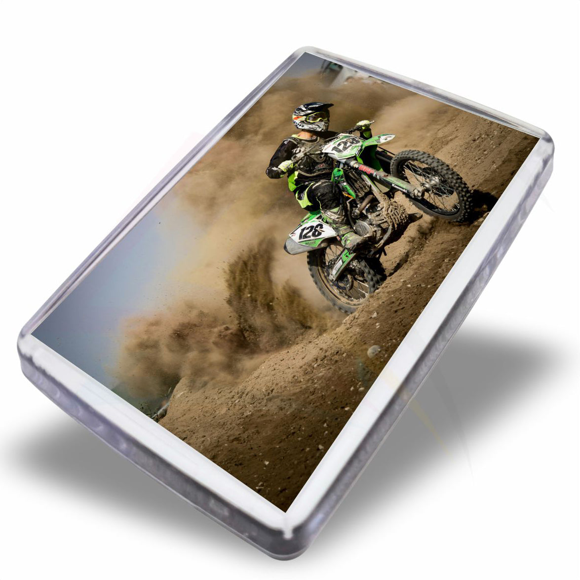 FX02 Acrylic Fridge Magnet Rectangular 66x44mm Photo Insert - Blank or Printed - Pack of 50
