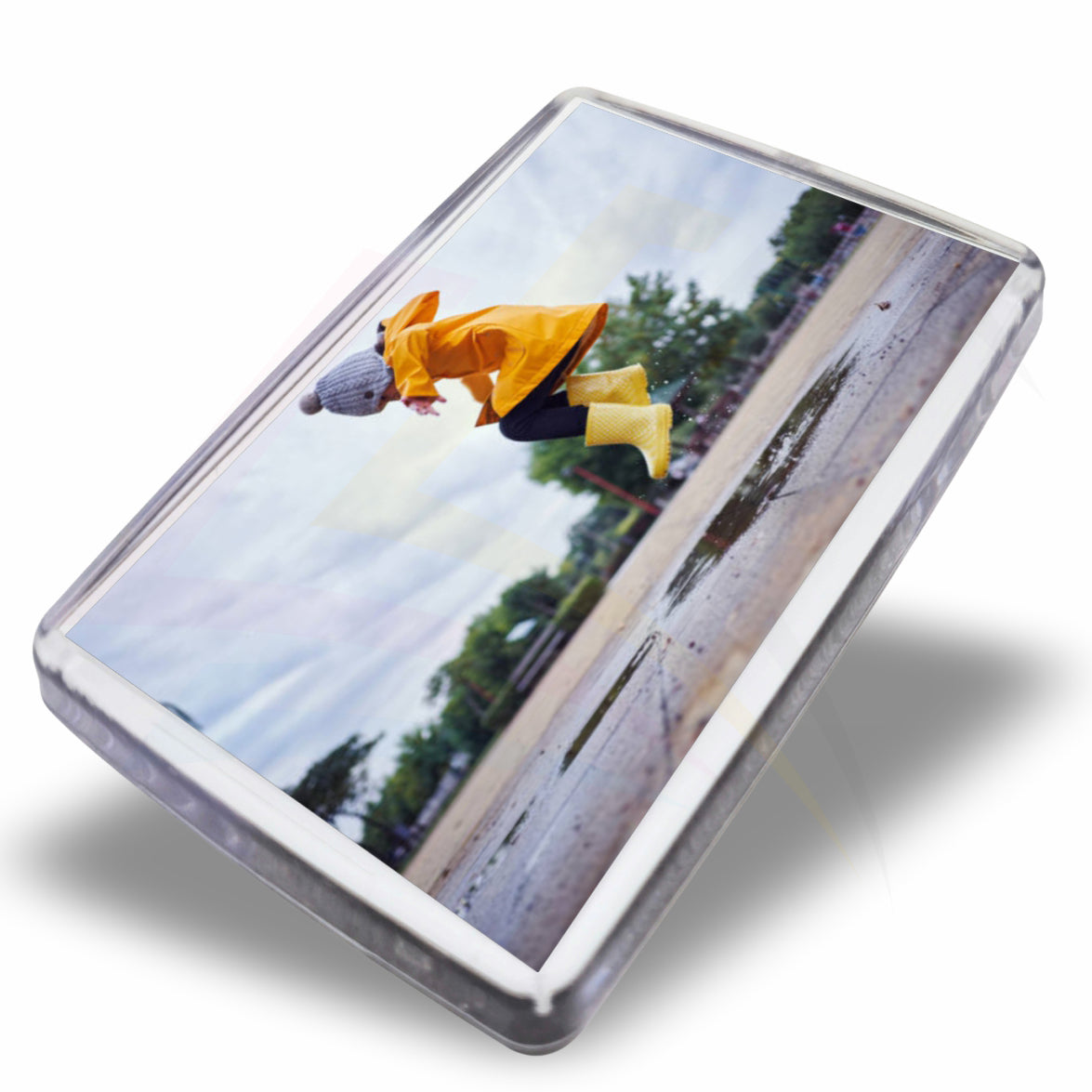 FX02 Acrylic Fridge Magnet Rectangular 66x44mm Photo Insert - Blank or Printed - Pack of 50