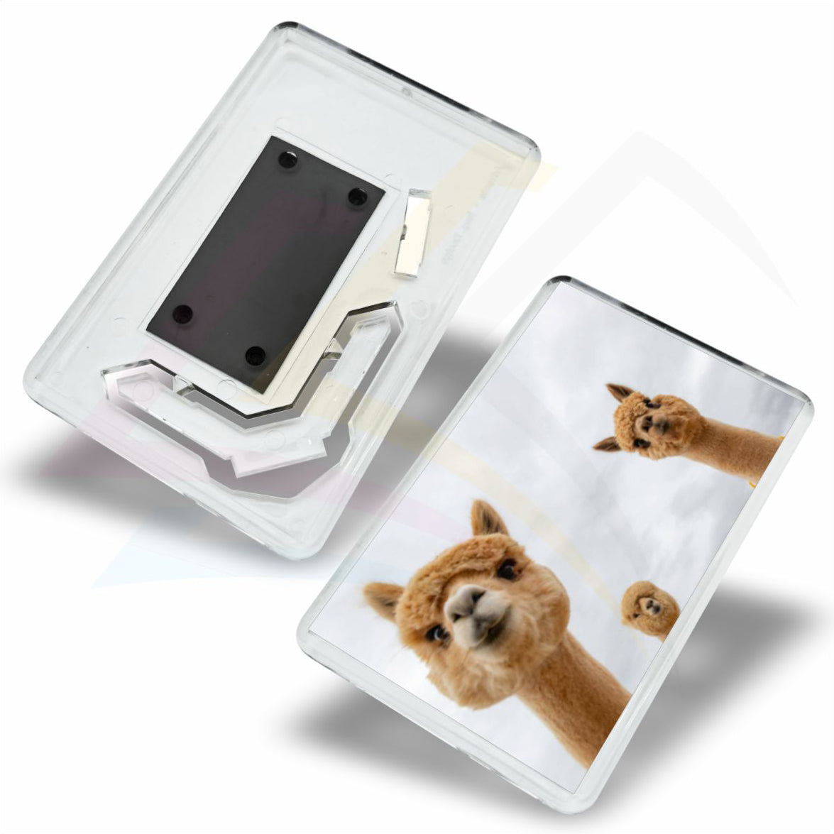 FZ02 Acrylic Fridge Magnet Photo Frame Rectangular 70x45mm Photo Insert - Blank or Printed - Pack of 50