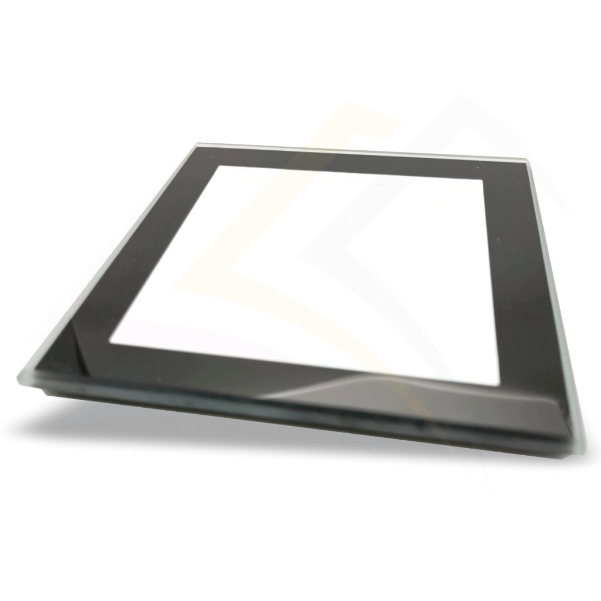 GC1 Glass Coaster Black or Silver 80x80mm Photo Insert - Blank or Printed