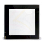 GC1-10 Glass Coaster Black or Silver 80x80mm Photo Insert - Blank or Printed - Pack of 10