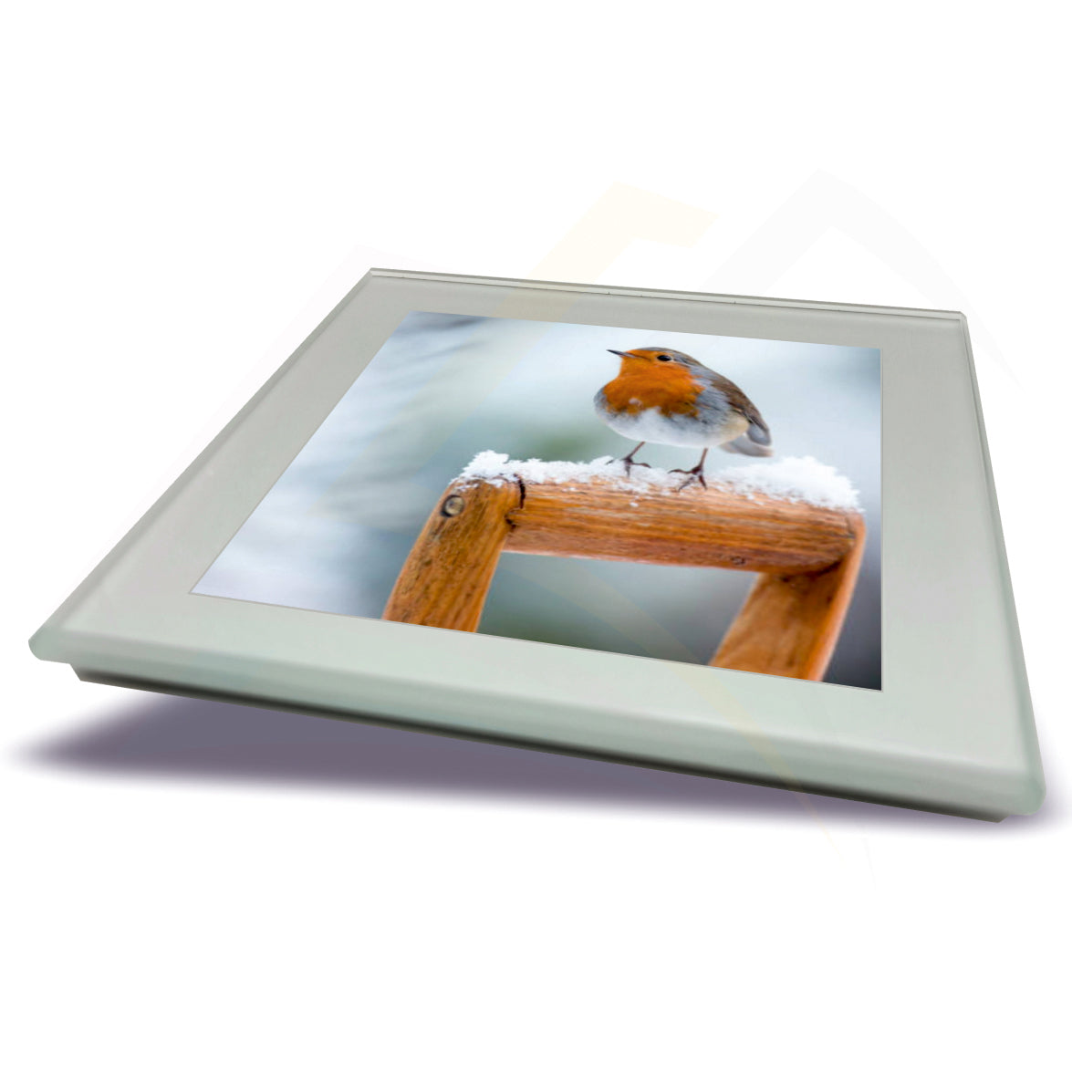 GC1 Glass Coaster Black or Silver 80x80mm Photo Insert - Blank or Printed