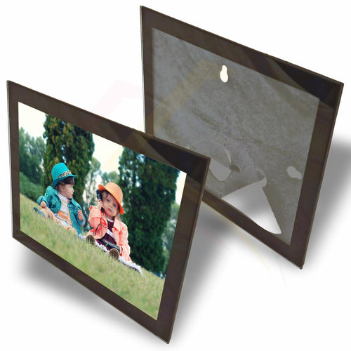 GM68 - 10 Glass Mount Frame 203x152mm Photo Insert - Blank or Printed - Pack of 10