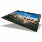 GPM1-10 Glass Placemat Black or Silver 254x203mm Photo Insert - Blank or Printed - Pack of 10