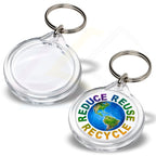 I7-Orb Round 33mm Photo Insert Acrylic Keyring - Blank or Printed