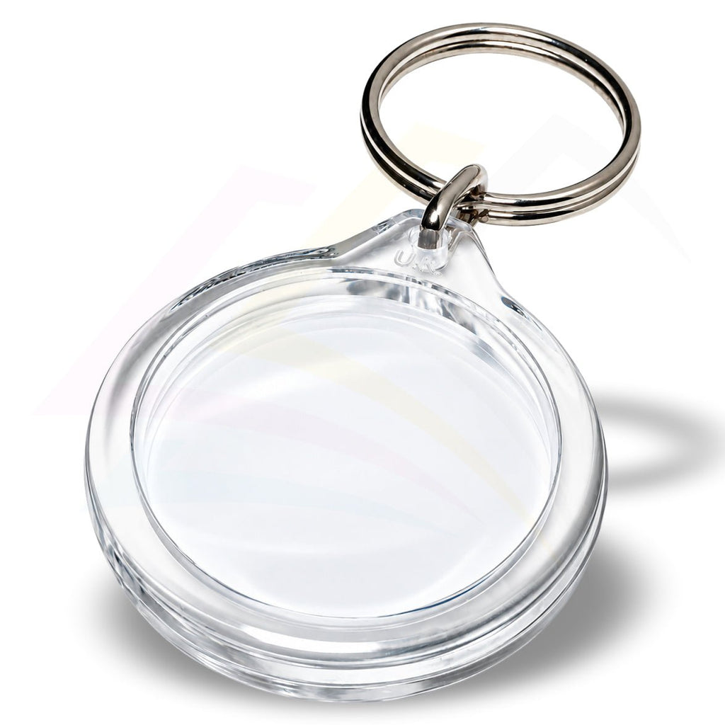 I7-Orb Round 33mm Photo Insert Acrylic Keyring - Blank or Printed