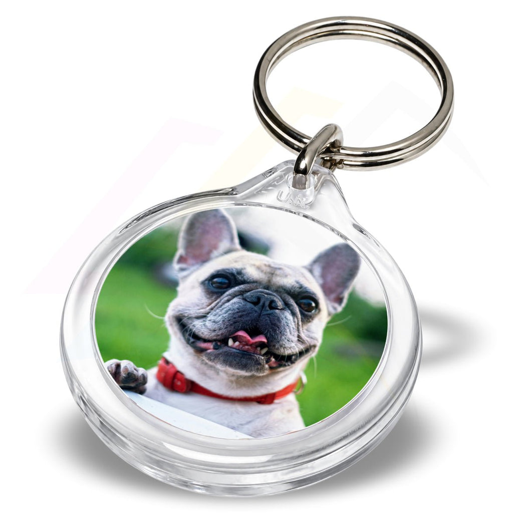 I7-Orb Round 33mm Photo Insert Acrylic Keyring - Blank or Printed
