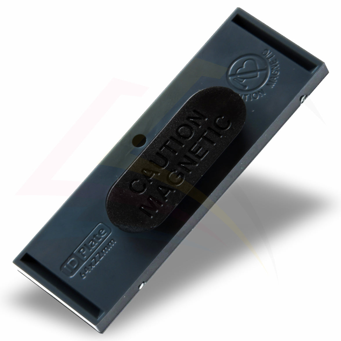 IDB66-5 Acrylic Magnetic ID Name Badge Rectangular 66x21.5mm Photo Insert - Blank or Printed - Pack of 5