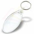 IE02 - SAMPLE Ellipse 50x25mm Photo Insert Acrylic Keyring - Blank