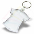 IF02 - SAMPLE Shirt & Shorts 53x48mm Photo Insert Sports Acrylic Keyring - Blank or Printed