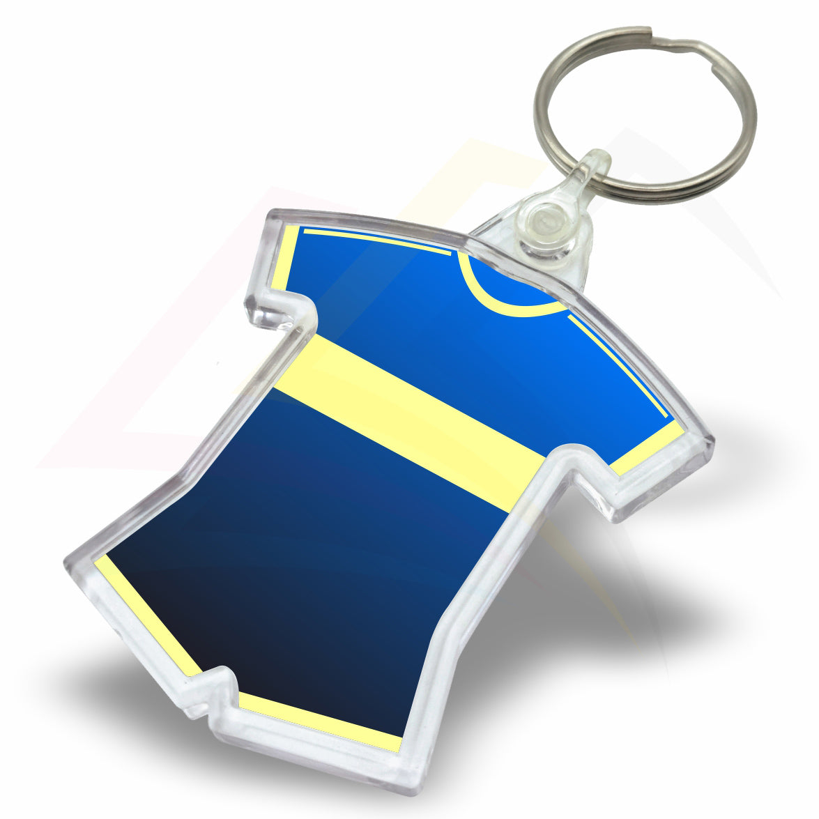 IF02 Shirt & Shorts 53x48mm Photo Insert Sports Acrylic Keyring - Blank or Printed - Pack of 50