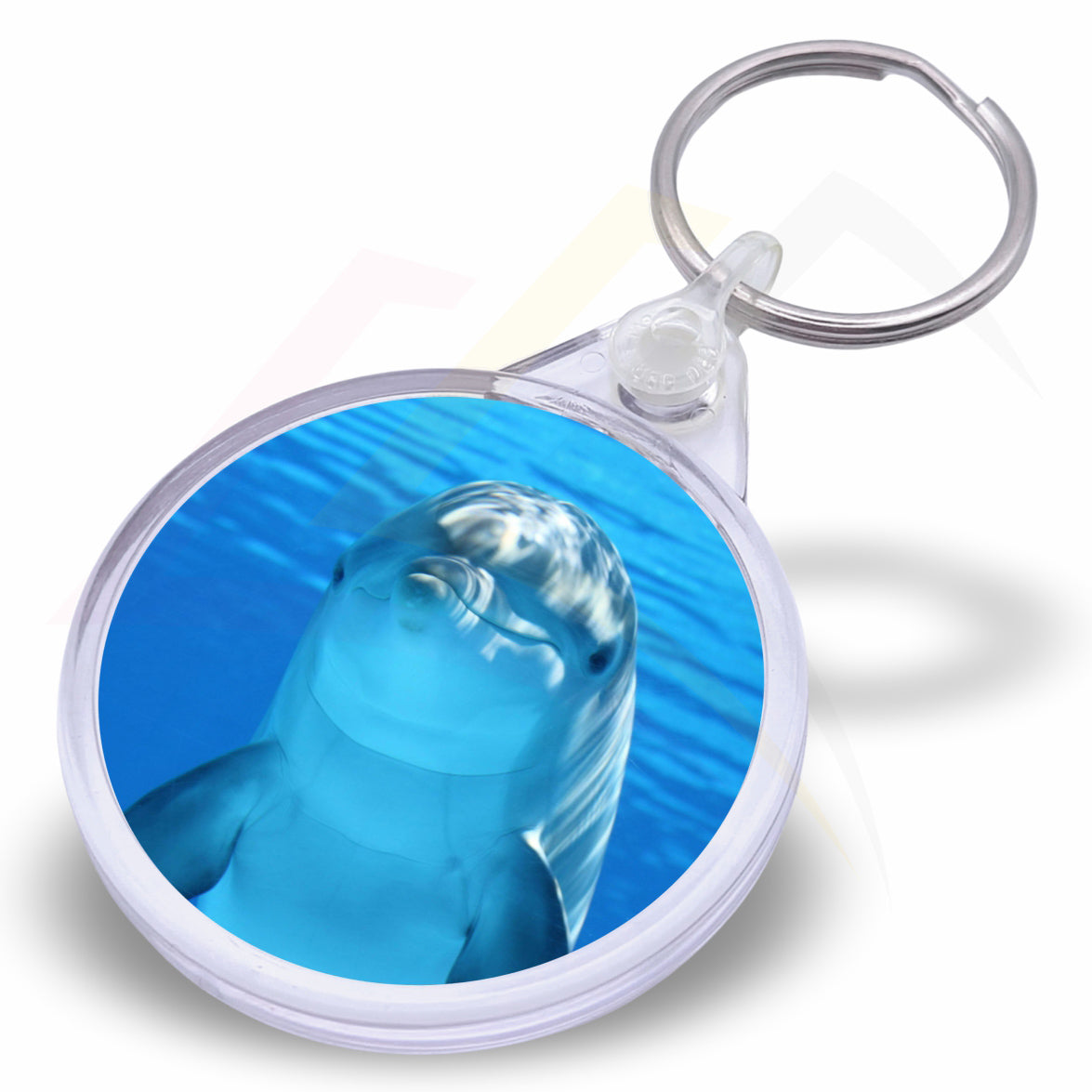 IR02 Round 38mm Photo Insert Acrylic Keyring - Blank or Printed - Pack of 50