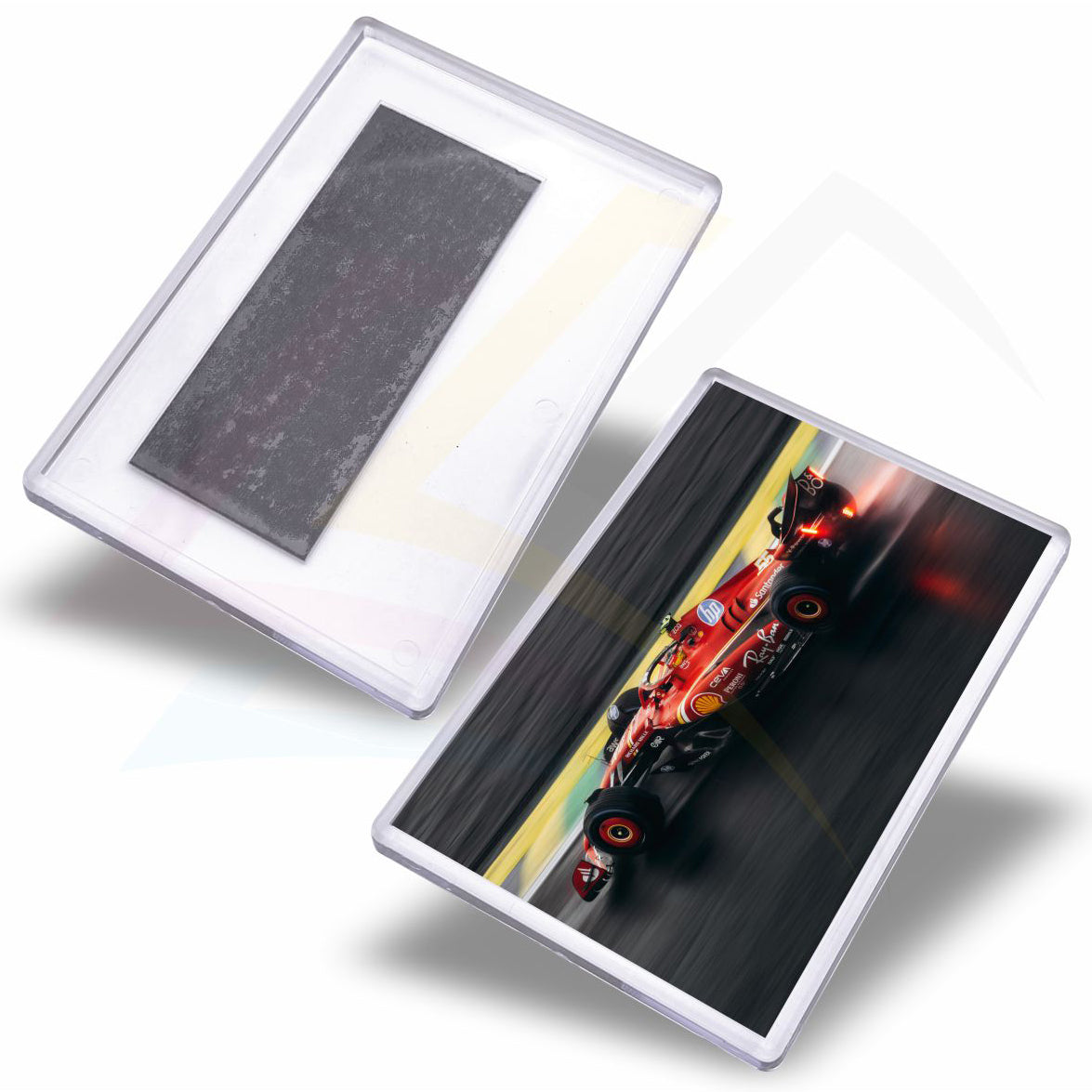 JM1 Jumbo Acrylic Fridge Magnet Rectangular 90x60mm Photo Insert - Blank or Printed - Pack of 50