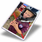 JM1 Jumbo Acrylic Fridge Magnet Rectangular 90x60mm Photo Insert - Blank or Printed - Pack of 50