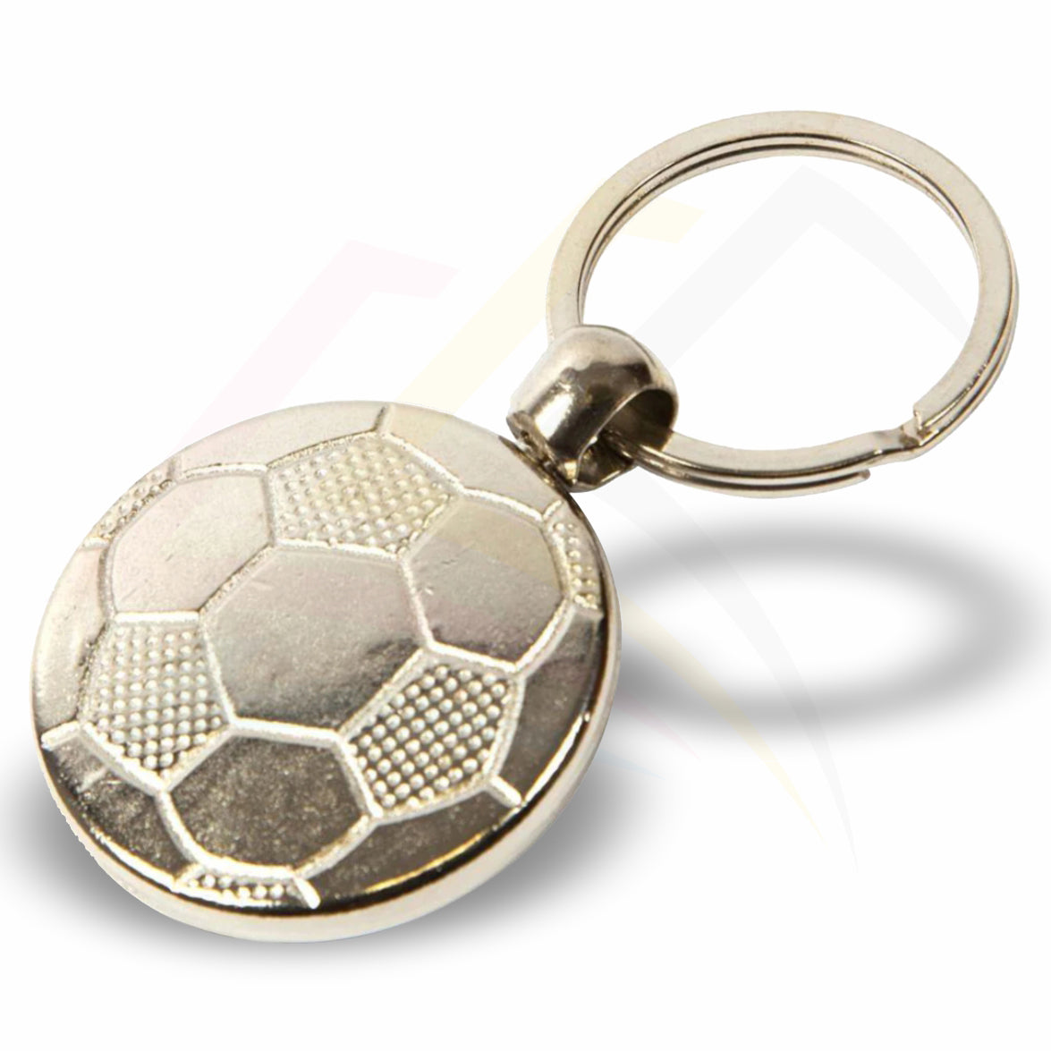 MFT Round 30mm Photo Insert Metal Football Keyring - Blank or Printed - Pack of 100