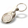 MH - 25D 25mm Round Photo Insert Metal Keyring - Blank or Printed - Pack of 100