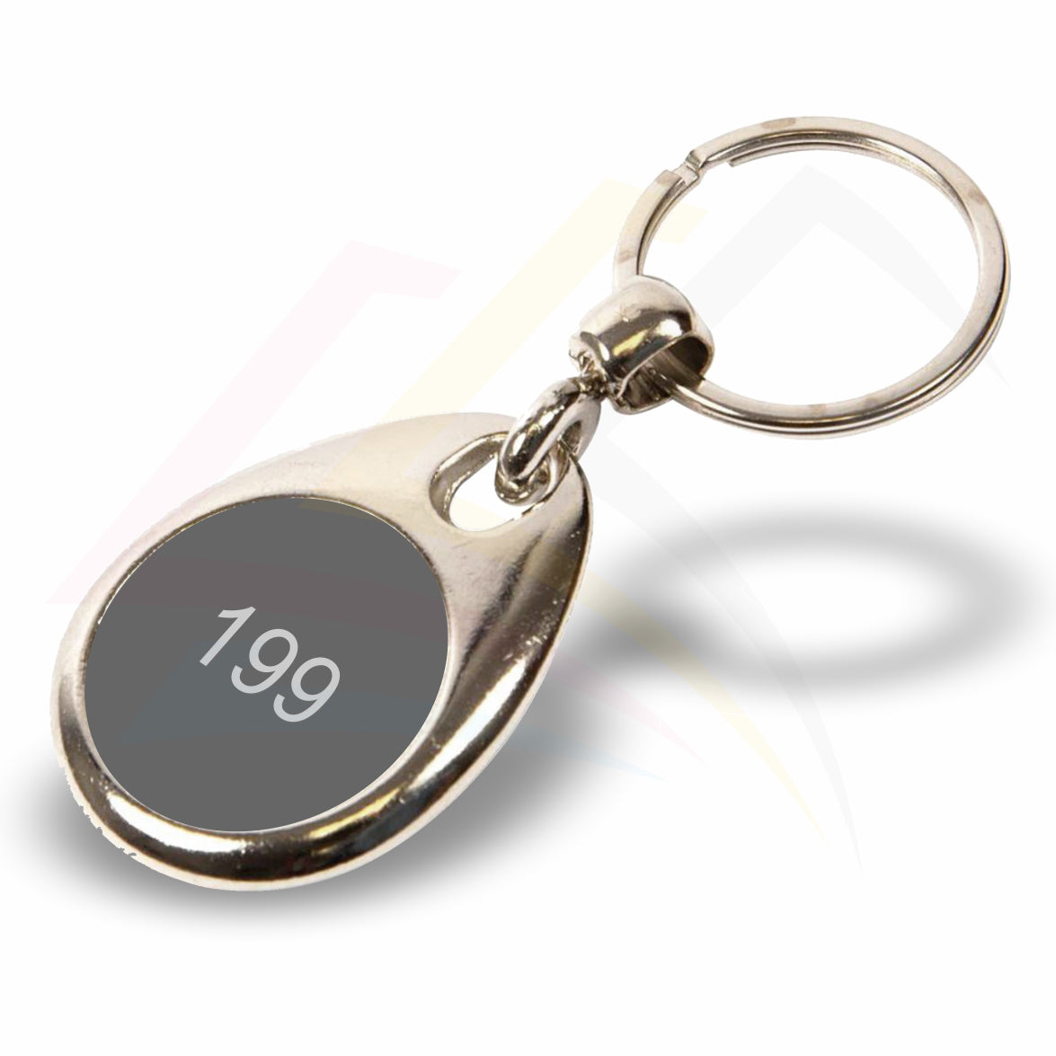 MH-25D 25mm Round Photo Insert Metal Keyring - Blank or Printed - Pack of 100
