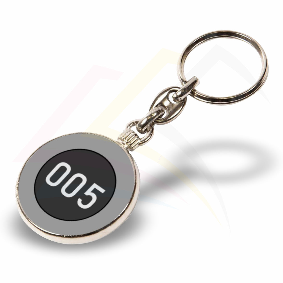 MO-33D Round 33mm Photo Insert Metal Keyring - Blank or Printed - Pack of 100