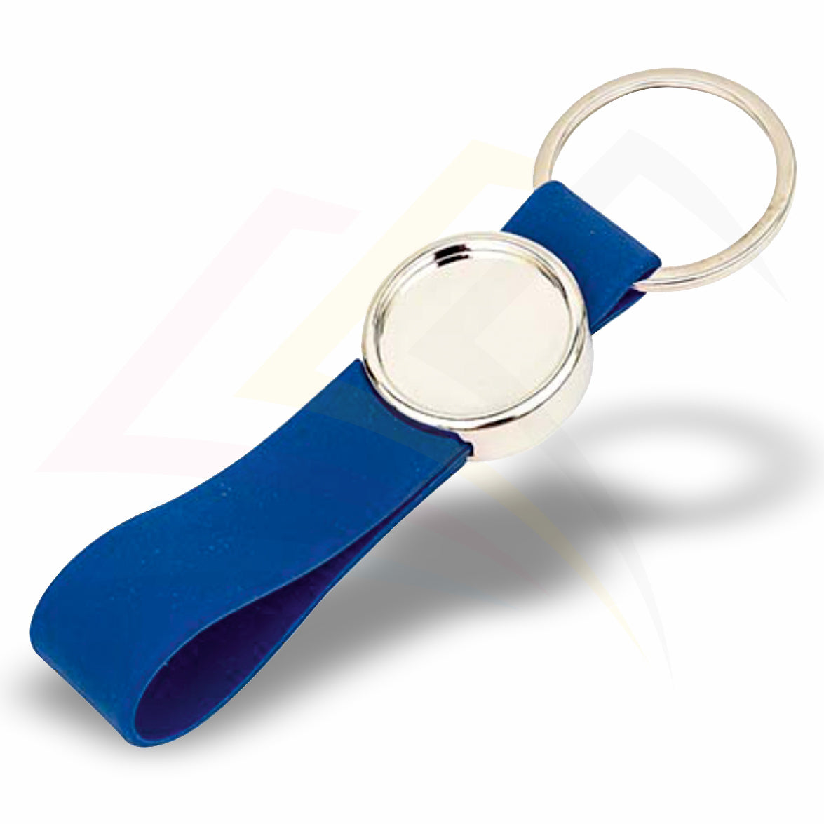 MR-25 Round 25mm Photo Insert Metal Keyring with Silicone Loop - Blank or Printed - Pack of 100