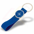MR - 25 Round 25mm Photo Insert Metal Keyring with Silicone Loop - Blank or Printed - Pack of 100