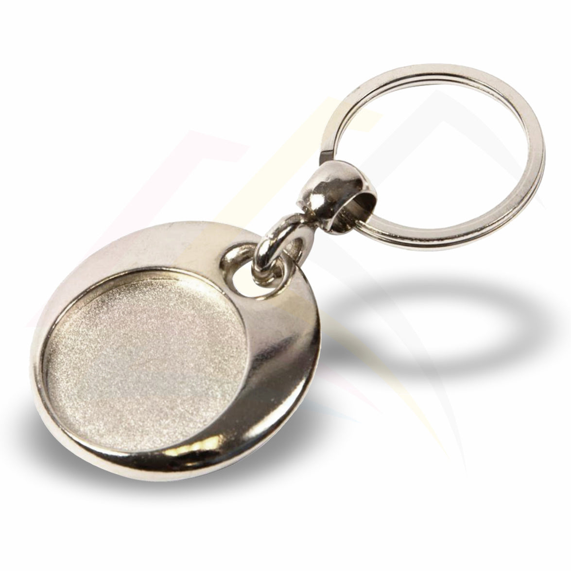 MT-25D Round 25mm Photo Insert Metal Keyring - Blank or Printed - Pack of 100