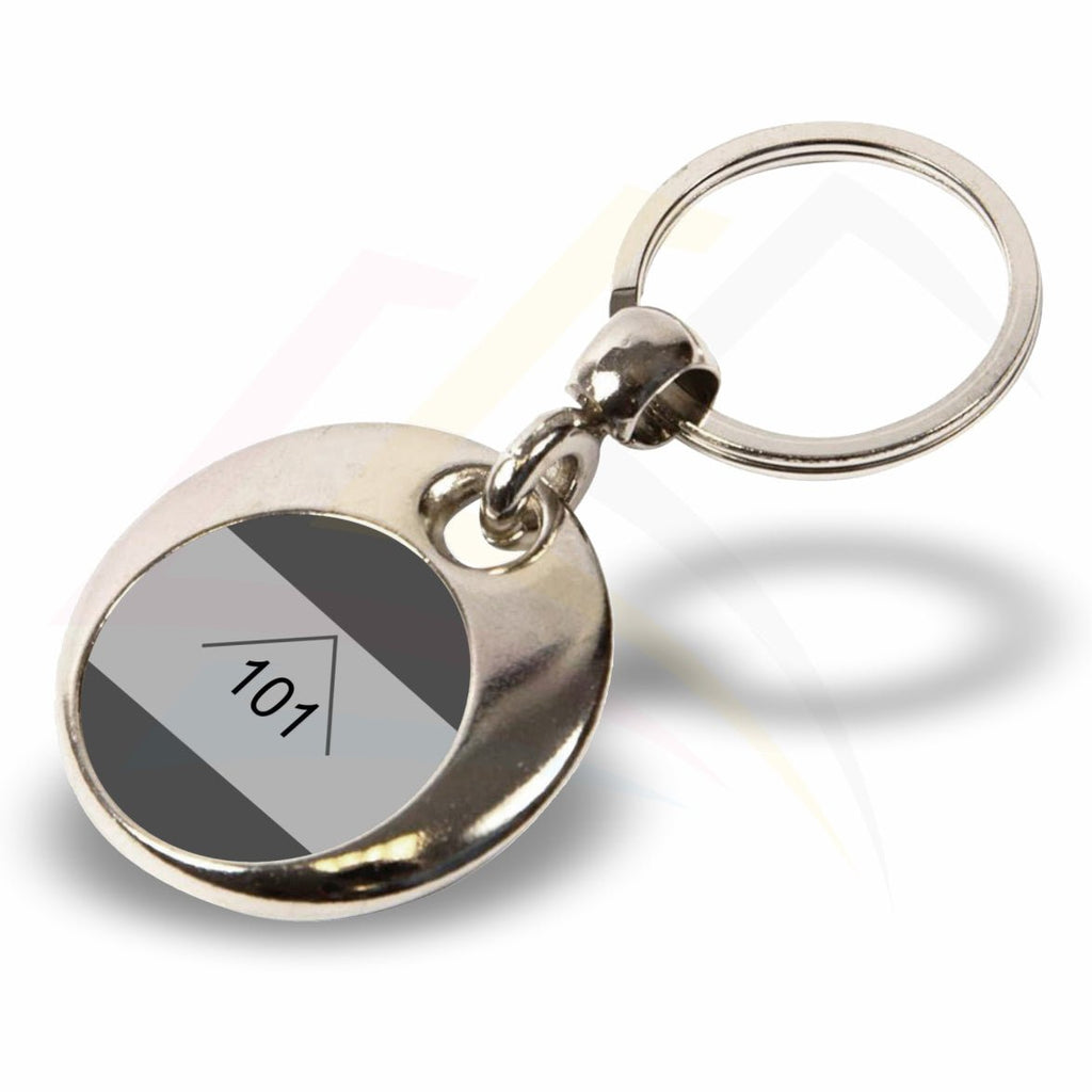 MT - 25D Round 25mm Photo Insert Metal Keyring - Blank or Printed - Pack of 100
