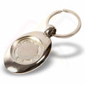 MZ - 25 Shopping Trolley Coin 25mm Round Photo Insert Metal Keyring - Blank or Printed - Pack of 100