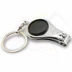 Multi3-5 Nail Clipper / Bottle Opener Round 25mm Photo Insert Metal Keyring -  Blank or Printed - Pack of 5