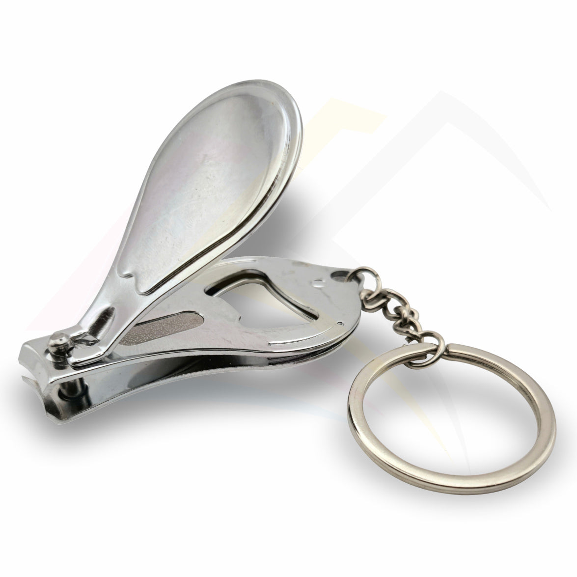 Multi3 Nail Clipper / Bottle Opener Round 25mm Photo Insert Metal Keyring -  Blank or Printed - Pack of 100