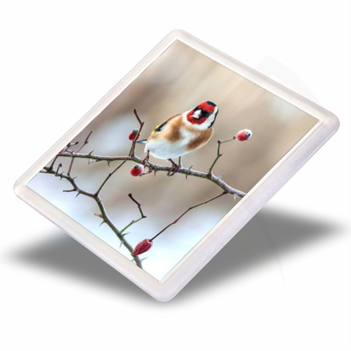 N1 Square 90x90mm Photo Insert Acrylic Coaster - Blank or Printed - Pack of 50