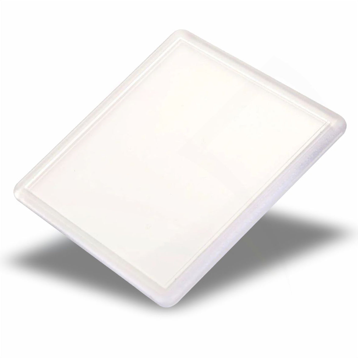 N1 Square 90x90mm Photo Insert Acrylic Coaster - Blank or Printed - Pack of 50
