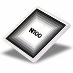 N1 Square 90x90mm Photo Insert Acrylic Coaster - Blank or Printed - Pack of 50